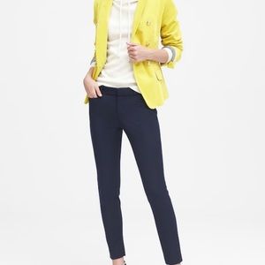 Banana republic navy straight leg